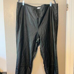 Good American Black Faux Leather Pants – Size 8 – Great Condition